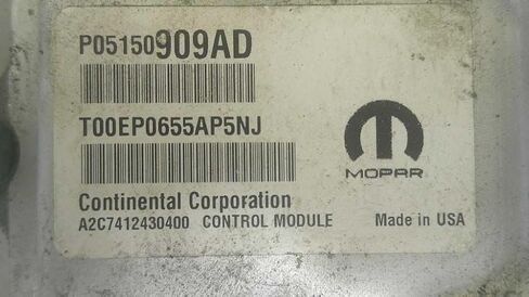 Engine ECM Control Module 2.4L Fits 15 Compatible with Jeep Compatible with Cherokee Dart 05150909AD 68242035AE in Saudi Arabia