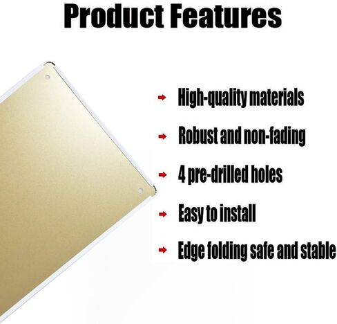 Vintage Bee Knowledge Tin Sign - Retro Metal Wall Art Decor for Classroom and Bathroom - Insect Hanging Poster 8 x 12 Inch in Kuwait