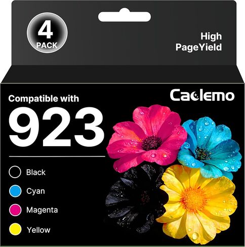 923 Ink Cartridges for HP Printers Replacement for HP 923 Ink Cartridges for HP Ink 923 923XL 923e for HP Officejet Pro 8135e for OfficeJet Pro 8130e 8138e 8139e 8120e 8122e (4 Pack) in Kuwait