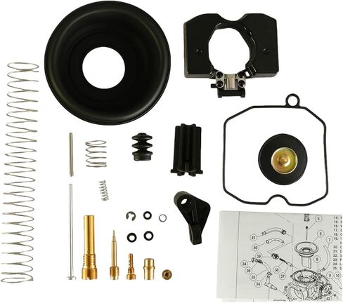 مجموعة إعادة البناء البديلة لـ Harley Davidson Sportster 40mm XL883 XL1200 CV40 27421-99C 27490-04 CV 40mm Carb Repair Kit 27421-99A، CV40 Rebuild Kit، CV Carb Rebuild Kit، CV Carb Jet Kit 27006-88 in Kuwait
