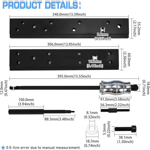 Fuel Injector Removal and Rail Assembly Replacer Master Tool Kit Fit for GM Opel, Buick, Vauxhall & MG 1.0L 1.4L 1.5T 1.6L Engines, EN-51146-100 EN-51146-150 in Kuwait