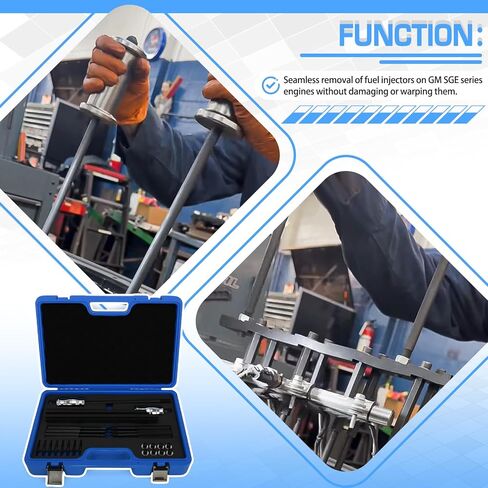 Fuel Injector Removal and Rail Assembly Replacer Master Tool Kit Fit for GM Opel, Buick, Vauxhall & MG 1.0L 1.4L 1.5T 1.6L Engines, EN-51146-100 EN-51146-150 in Kuwait