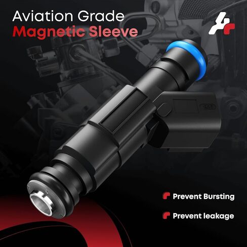 Set of 6 Fuel Injectors, 4 Holes Compatible with 1999-2004 Jeep Cherokee Grand Cherokee Wrangler 4.0L, 2000-2003 Dodge Ram 1500 2500 3500 Van 5.2L, Replace Part 0280155784 in Kuwait