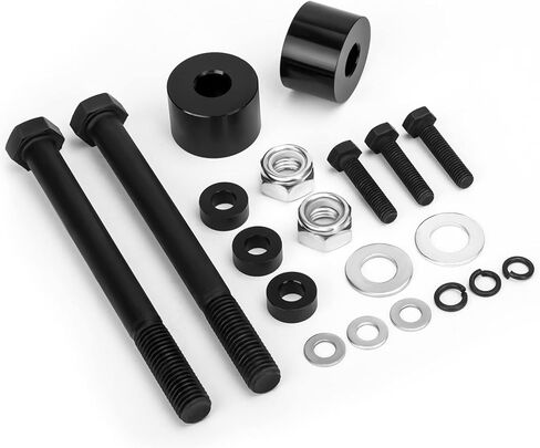 Diff Drop for 07-22 Tundra 4WD، KSP CNC تشكيله T6 Aircraft Billet Aluminium Drop Kit مع فاصل قطرة لوح انزلاقي لـ Tundra 2007-2022 4WD in Saudi Arabia