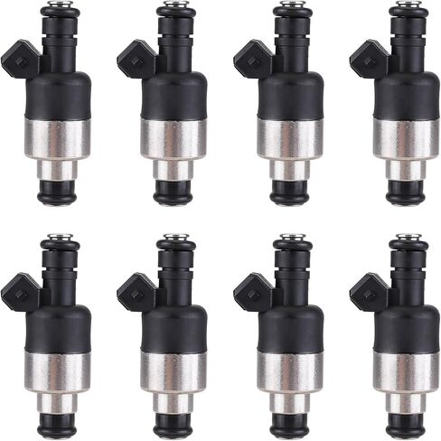 مجموعة من 8 محاقن وقود تناسب تشيفي كامارو كابريس كورفيت إمبالا Ss 1994-1997، لكاديلاك فليتوود 1994-1996، لبويك رودماستر 1994-1996 بديل لـ 17095004 17121068 832-11133 in Kuwait