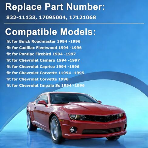 مجموعة من 8 محاقن وقود تناسب تشيفي كامارو كابريس كورفيت إمبالا Ss 1994-1997، لكاديلاك فليتوود 1994-1996، لبويك رودماستر 1994-1996 بديل لـ 17095004 17121068 832-11133 in Kuwait