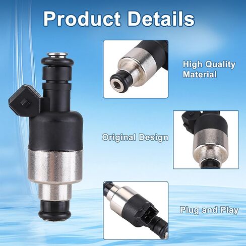 مجموعة من 8 محاقن وقود تناسب تشيفي كامارو كابريس كورفيت إمبالا Ss 1994-1997، لكاديلاك فليتوود 1994-1996، لبويك رودماستر 1994-1996 بديل لـ 17095004 17121068 832-11133 in Kuwait