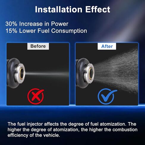 مجموعة من 8 محاقن وقود تناسب تشيفي كامارو كابريس كورفيت إمبالا Ss 1994-1997، لكاديلاك فليتوود 1994-1996، لبويك رودماستر 1994-1996 بديل لـ 17095004 17121068 832-11133 in Kuwait
