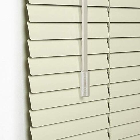 LazBlinds حجم مخصص بدون أدوات - بدون حفر ستائر صغيرة من الألومنيوم مقاس 1 بوصة، ستائر لاسلكية للنوافذ، غرفة الخصوصية المعتمة، ستائر النوافذ الأفقية، رمادي فضي in Kuwait