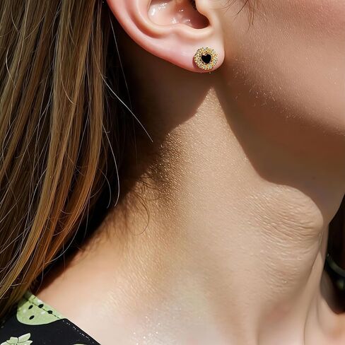 Heart Titanium Earrings Tragus Piercing Jewelry Gold Screw Back Earrings For Women Earring Studs in Kuwait