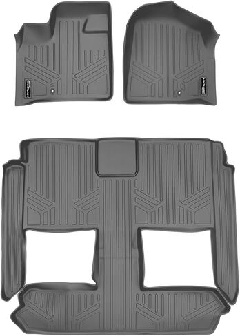 MAXLINER All Weather Cargo Trunk Liner Floor Mat Behind 2nd Row Seat Black Compatible with 2008-2020 Grand Caravan/Town & Country in Saudi Arabia