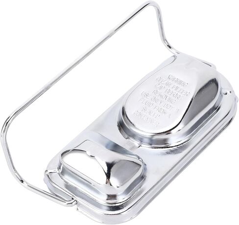 Master Cylinder Cover High Durability Anti Corrode Chrome Finish for Bendix Style Master Cylinders 1973-1983, 2 3/4in X 5 3/4in Size, Crafted from Stainless Steel in Kuwait