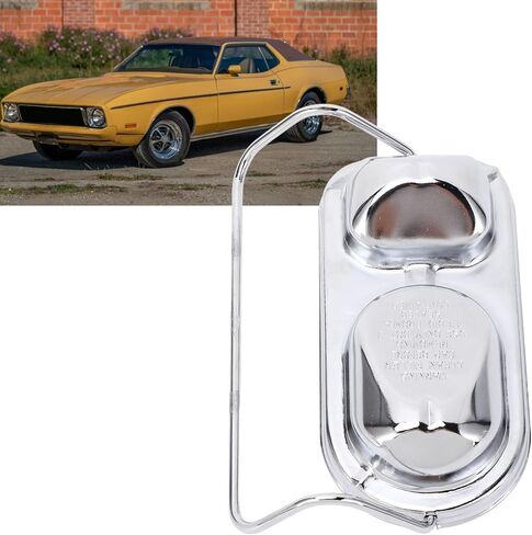 Master Cylinder Cover High Durability Anti Corrode Chrome Finish for Bendix Style Master Cylinders 1973-1983, 2 3/4in X 5 3/4in Size, Crafted from Stainless Steel in Kuwait