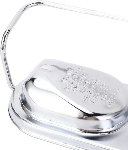 Master Cylinder Cover High Durability Anti Corrode Chrome Finish for Bendix Style Master Cylinders 1973-1983, 2 3/4in X 5 3/4in Size, Crafted from Stainless Steel in Kuwait