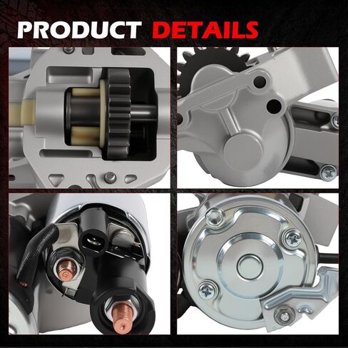 Starter Motor 17964 3.5L Fit for Pilot 2006-2008 for Ridgeline 2006-2008 Car Engine Part Start Motor 12V 1.6KW 9T Replace 41048116 MHG024 4N6975 in Saudi Arabia