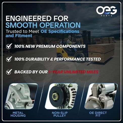 أجزاء OEG New Starter متوافقة مع 1981-1993 Toyota CELICA 4RUNNER Pickup Forklift 2.4L 1280009740 2280004850 2280004851، 2280004860، 2280004861، 2280007760، SND0119، سند0697، 41052354، 41052007 in Saudi Arabia