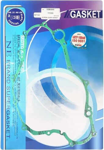 مجموعة حشية إعادة بناء المحرك بالكامل، متوافقة مع Yamaha YFZ450، رأس أسطوانة غطاء القابض ومجموعة ختم التحويل in Kuwait