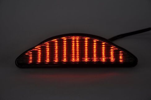 2nd Generation Motorcycle LED Tail Light with Turn Signals Compatible with 08-17 XV1900 Raider,Smoke in Kuwait