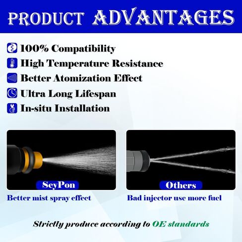 Set of 8 Upgraded 0280150943 Fuel Injectors Fits For Ford: F150/F250/F350/E150/E250/E350/Mustang, For Lincoln: Navigator/Town Car, For Mercury: Grand Marquis, V8 4.6L/5.0L/5.4L/5.8L 1990-2005 in Kuwait