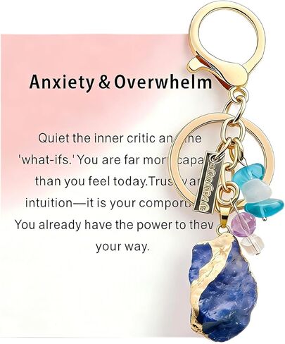 Crystal Keychain Going Away Gifts for Friends New Beginnings Gift for Coworker Anxiety Relief Keychain for Women in Saudi Arabia