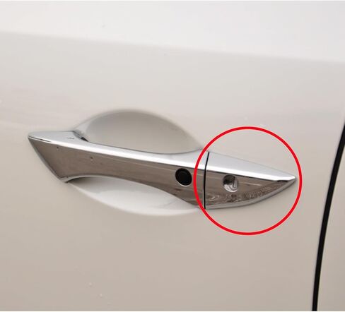 Driver Side Front Left Door Handle Cover Compatible with Acura MDX 2014-2020 Replacement 72183-TZ5-A01 Silver in Kuwait
