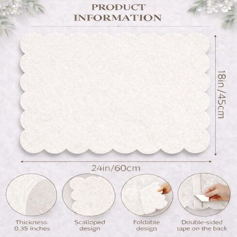 لوحة إعلانات من اللباد الصدفي مقاس 60.96 × 45.72 سم، لوحة دبوس جدارية مزخرفة للسكن الجامعي وغرفة النوم، لوحة مذكرة للصور والملاحظات وعرض الدراسة (بيج دافئ) in Kuwait