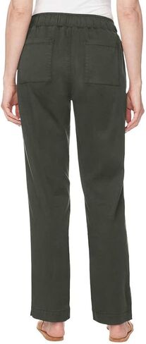 بنطال Buffalo David Bitton النسائي الناعم من مادة اليوسل مع رباط (الولايات المتحدة، ألفا، صغير، عادي، عادي، أسود) in Kuwait