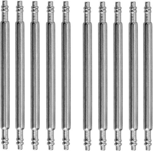 14mm 16mm 18mm 20mm 22mm 24mm Spring Bars, Watch Pins φ1.5mm Diameter 10pcs Stainless Steel Watchband Pins for Wristwatch Straps in Kuwait
