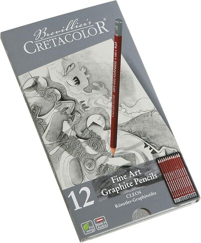 مجموعة جرافيت للفنون الجميلة من كريتاكولور، 12 قطعة (عبوة من قطعة واحدة) in Kuwait