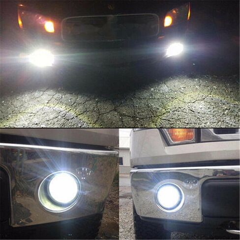 2x LED Fog Light Bulbs Lamp For Cadillac Escalade 2007-2014， 2504 PSX24W 12276 LED Fog Light Bulbs, 3200 Lumens Super Bright, 6000K Xenon White, 3030 12 SMD Chips, DRL Replacement Lamps in Saudi Arabia
