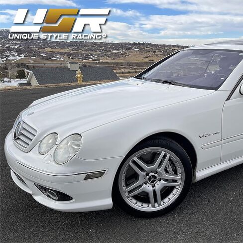 USR DEPO 00-06 W215 CL-Class Crystal Smoke Bumper Side Marker Lights Assembly Set (Left + Right) Compatible with 2000-2006 Mercedes Benz W215 CL Class in Saudi Arabia