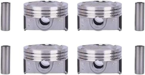 4 قطعة مكبس المحرك وحلقة STD 23041-2B600 23041-2B610 23041-2B620 23410-2B600 متوافق مع أكسنت ريو 1.6L DOHC 12-16 in Saudi Arabia