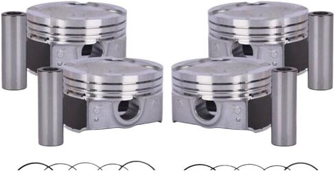 4 قطعة مكبس المحرك وحلقة STD 23041-2B600 23041-2B610 23041-2B620 23410-2B600 متوافق مع أكسنت ريو 1.6L DOHC 12-16 in Saudi Arabia