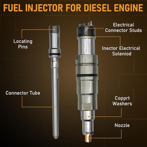 2897320 5579419PX 5579419 Fuel Injector Diesel for Cummins ISX15 QSX15, Injector with Tube 2897320PX in Kuwait