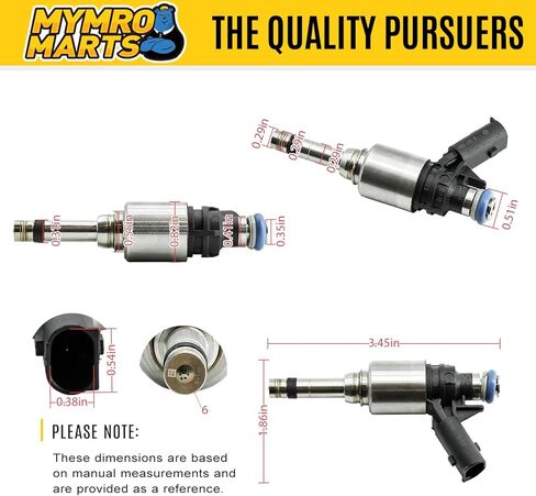 4pcs Fuel Injector 35310-2E500 FJ1286 Compatible with Hyundai Elantra Coupe Elantra GT Tucson Kia Forte Koup Soul 2.0L L4 in Kuwait