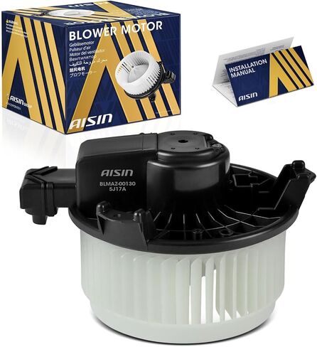 AISIN BLMAZ-00130 HVAC Blower Motor with Wheel Assembly - Compatible with Dodge Ram 1500 2500 3500, Journey, Jeep Wrangler, Compass, Patriot, Ford Edge, Fusion, Honda Accord, CR-V, Pilot, Odyssey in Saudi Arabia