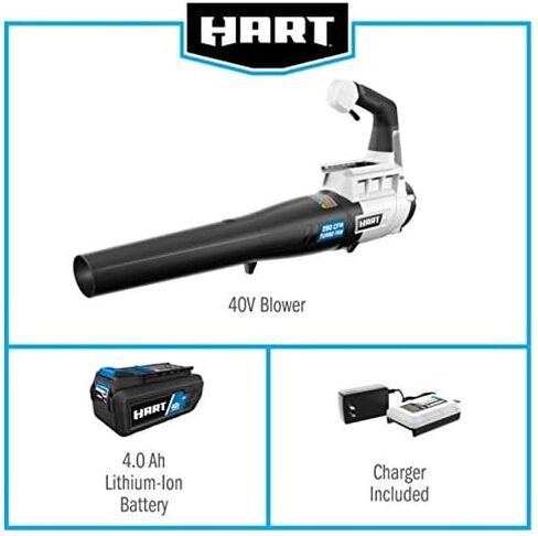 HART 40-Volt Cordless Turbo Fan Blower, 280 CFM 120 MPH (Includes Battery and Charger) in Kuwait