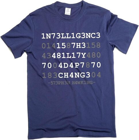 Men's Intelligence is The Ability to Adapt to Change Tee Shirt Science Geek Shirt in Saudi Arabia