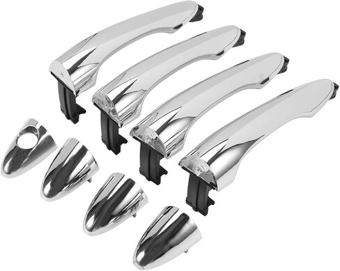 4Pcs Chrome Front Exterior Door Handle for Sportage 2011-2016 Rear Driver Passenger Side in Saudi Arabia
