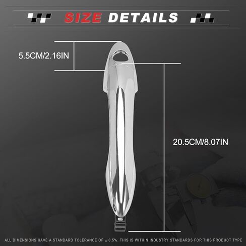 4Pcs Chrome Front Exterior Door Handle for Sportage 2011-2016 Rear Driver Passenger Side in Saudi Arabia