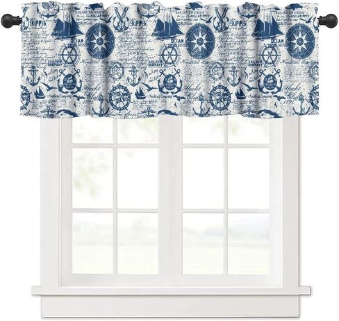 Leaf Valances Curtains Tropical Palm Leaves Flowers Window Treatment Valances Short Curtains Rod Pocket Drape for Dining Room Kitchen Home Farmhouse Decor, 54x18inch in Saudi Arabia
