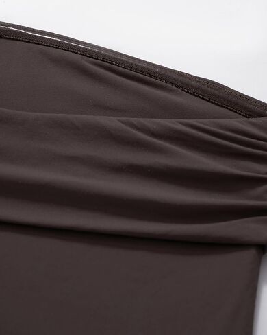 OMKAGI Double Lined Tube Tops for Women Trendy Off The Shoulder Side Split Going Out Tops in Kuwait