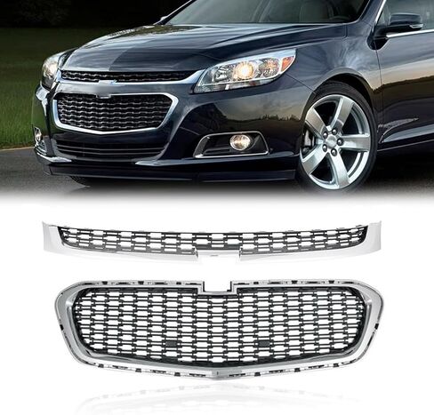 KARPAL Front Upper & Center Grill Bumper Grille Compatible With 2014-2015 Chevrolet Malibu US Built, Replacement for GM1200682C GM1200675C in Saudi Arabia