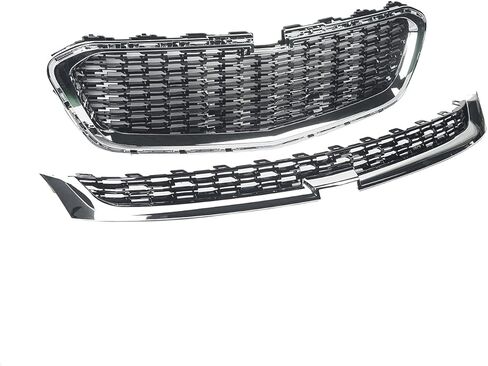 KARPAL Front Upper & Center Grill Bumper Grille Compatible With 2014-2015 Chevrolet Malibu US Built, Replacement for GM1200682C GM1200675C in Saudi Arabia