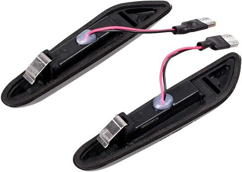 Astra Depot Glossy Black Kidney Grille Dual Bars T10 Side Marker Turn Signal Lights Compatible with E90 323i 325xi 328i 328xi 330i 335i 335xi Pre-LCI in Saudi Arabia