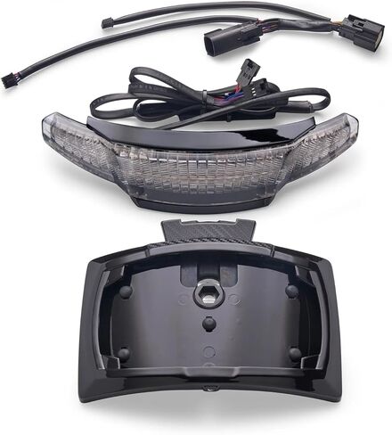 CIRO LED Latitude Tail Light with Lightstrike for Ultra Models - BLACK with LIGHT SMOKE lens for motorcycles in Saudi Arabia