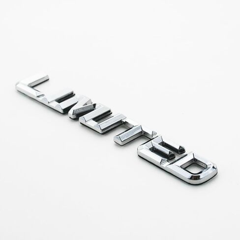 2Pc Limited Emblem 3D Metal Sport Badge Door Trunk Nameplate with Double Tape for Cars, Trucks, Motorcycles (Chrome) in Saudi Arabia