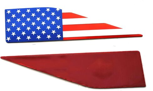 Pair Set American Flag Emblem Car Decal Compatible with 2021-2026 Ford F150 Accessories Custom Fit F150 Exterior Patch Decor Enhances Truck's Style (Colorful) in Saudi Arabia