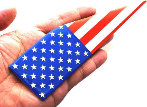 Pair Set American Flag Emblem Car Decal Compatible with 2021-2026 Ford F150 Accessories Custom Fit F150 Exterior Patch Decor Enhances Truck's Style (Colorful) in Saudi Arabia