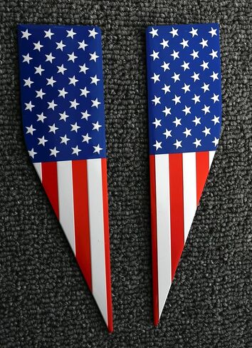 Pair Set American Flag Emblem Car Decal Compatible with 2021-2026 Ford F150 Accessories Custom Fit F150 Exterior Patch Decor Enhances Truck's Style (Colorful) in Saudi Arabia